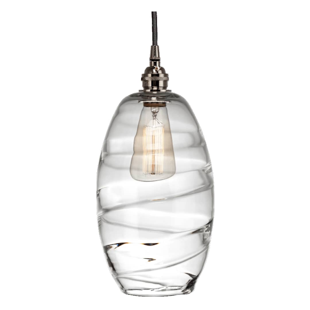 Ellisse 34" Wide Artisan Crafted 11 Light Optic Glass Pendant