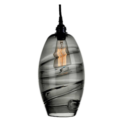 Ellisse 47" Wide Artisan Crafted 7 Light Optic Glass Linear Pendant