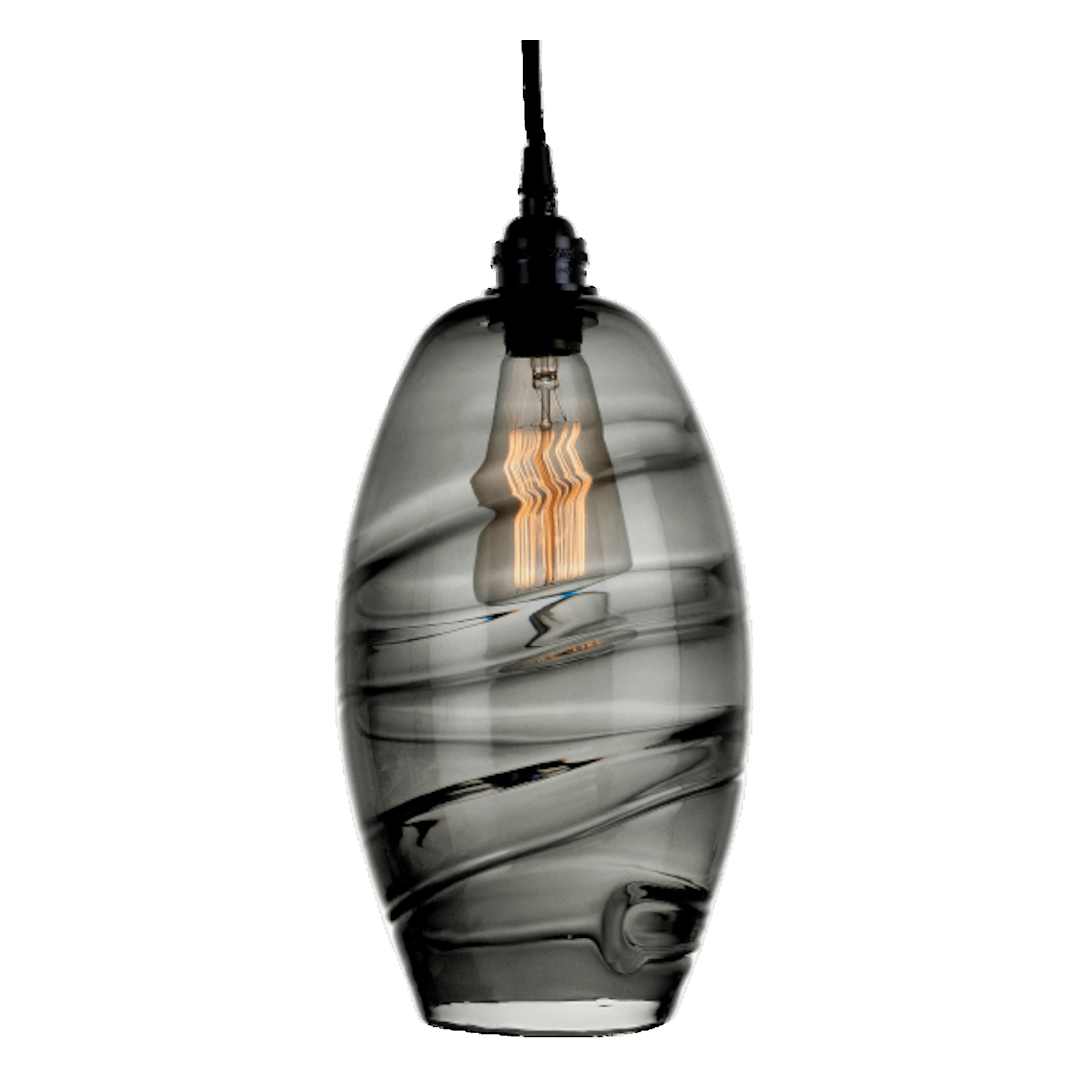 Ellisse 34" Wide Artisan Crafted 11 Light Optic Glass Pendant