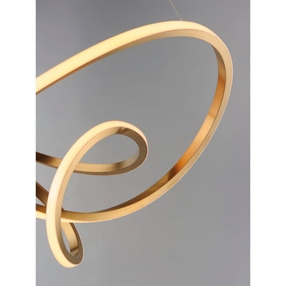 Perpetual 32" Wide LED Abstract Chandelier