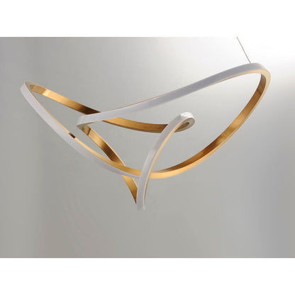 Perpetual 32" Wide LED Abstract Chandelier