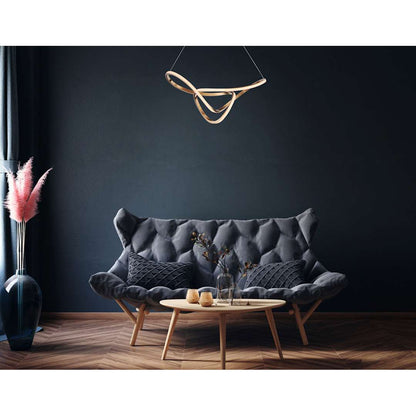 Perpetual 46" Wide LED Abstract Chandelier