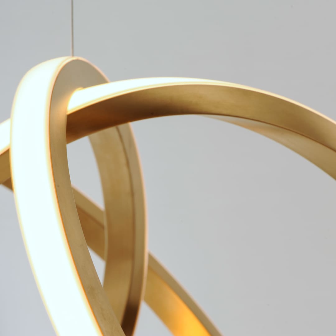 Signature 41" Wide LED Abstract Chandelier