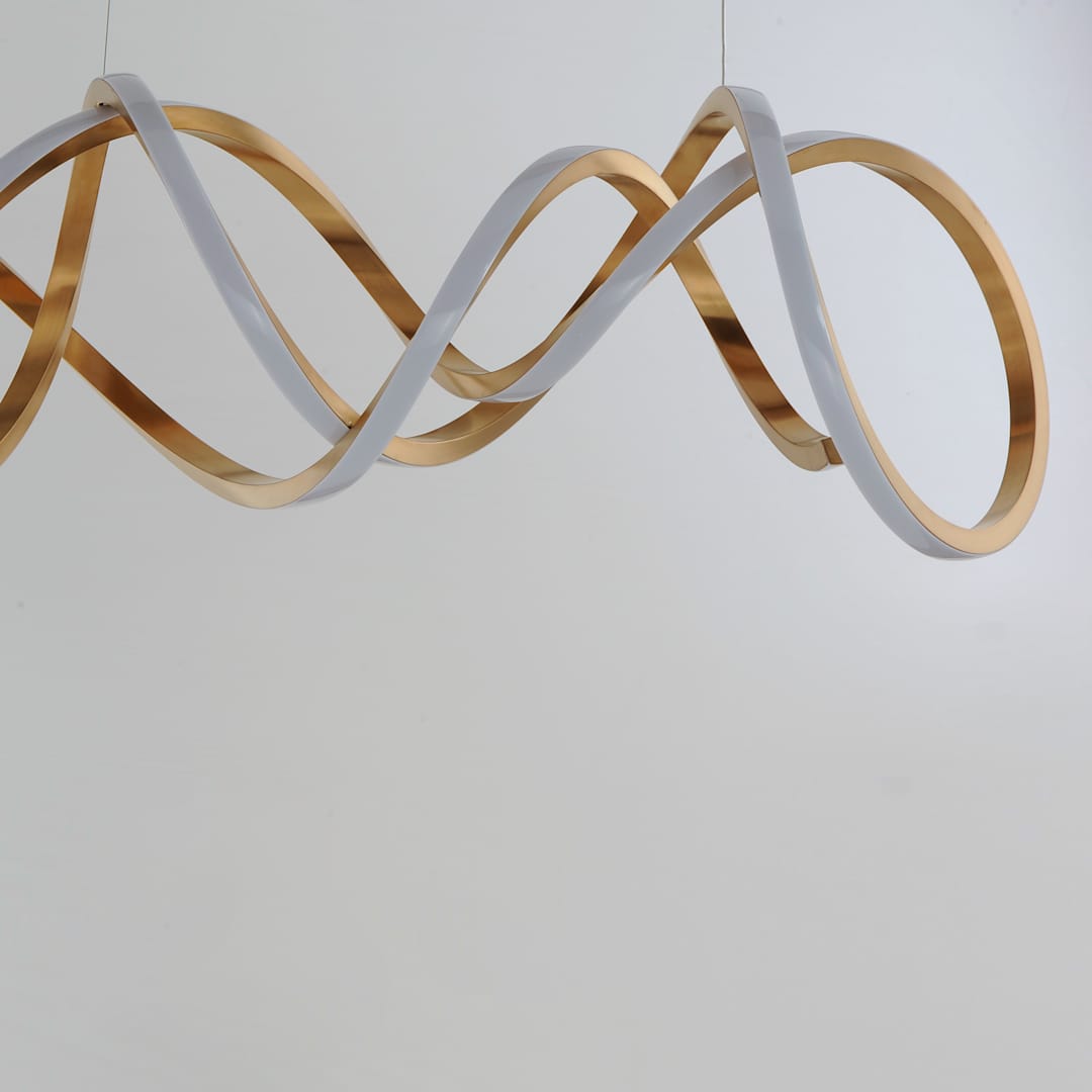 Signature 41" Wide LED Abstract Chandelier