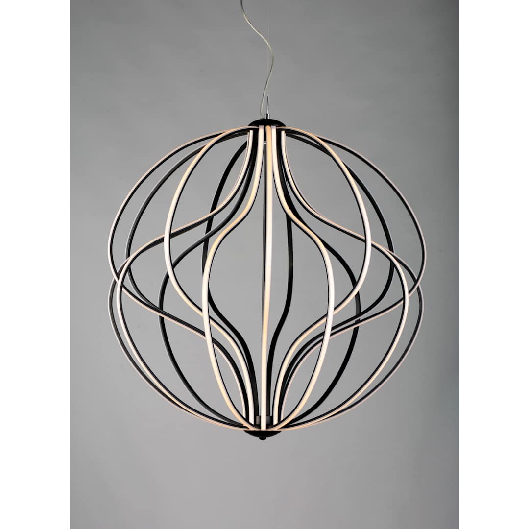 Aura 31" Wide LED Abstract Globe Chandelier