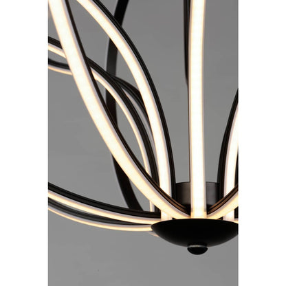 Aura 31" Wide LED Abstract Globe Chandelier