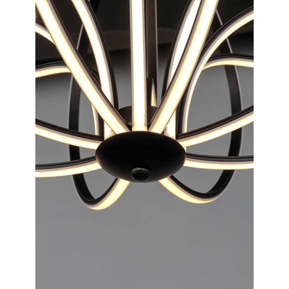 Aura 31" Wide LED Abstract Globe Chandelier