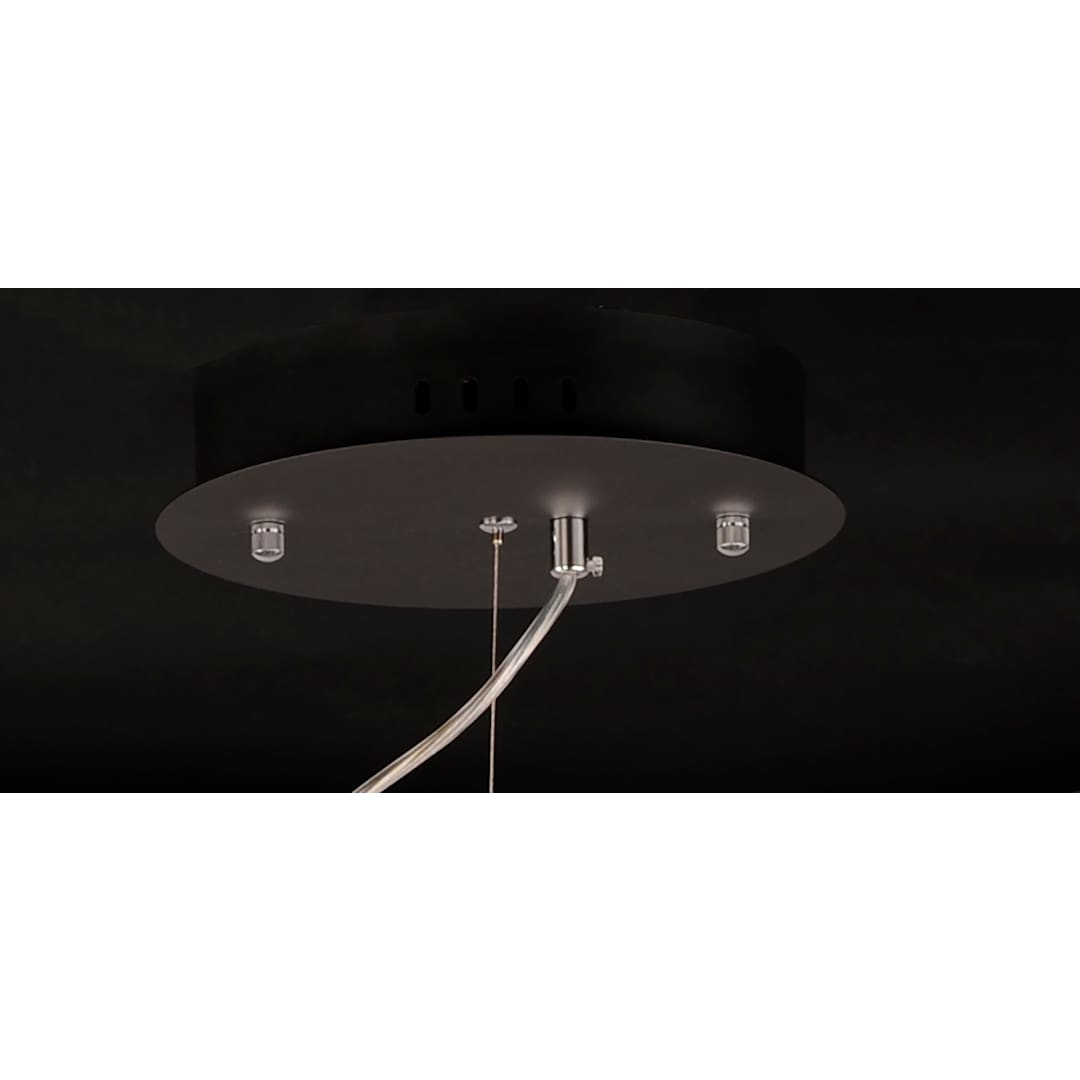 Aura 31" Wide LED Abstract Globe Chandelier