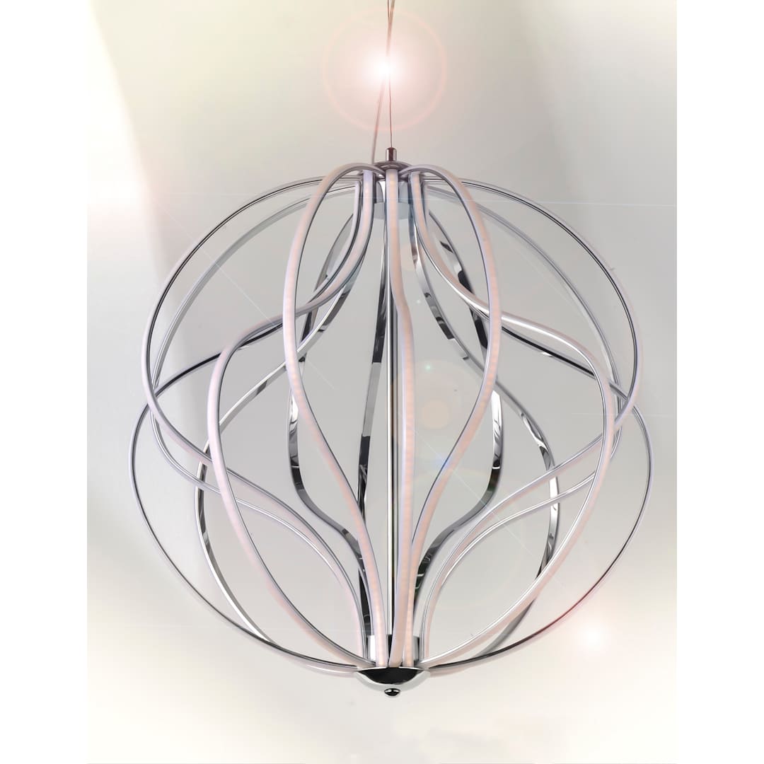 Aura 31" Wide LED Abstract Globe Chandelier