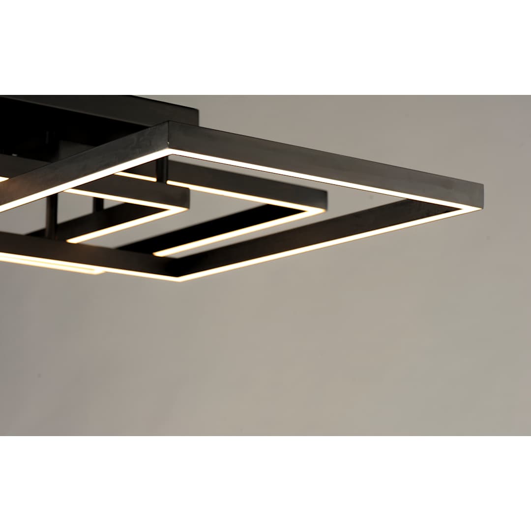 Traverse 3 Light 68" Wide LED Semi-Flush Ceiling Fixture