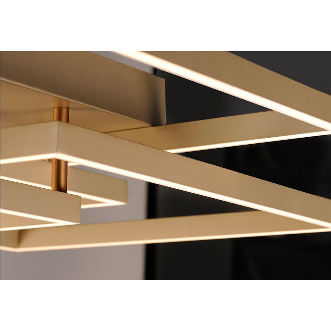 Traverse 3 Light 68" Wide LED Semi-Flush Ceiling Fixture