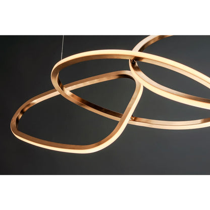 Unity 55" Wide LED Abstract Chandelier