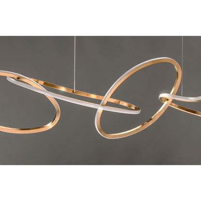 Unity 55" Wide LED Abstract Chandelier