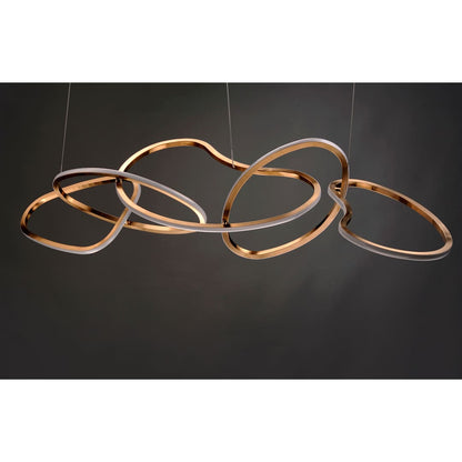 Unity 55" Wide LED Abstract Chandelier