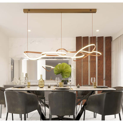 Unity 55" Wide LED Abstract Chandelier