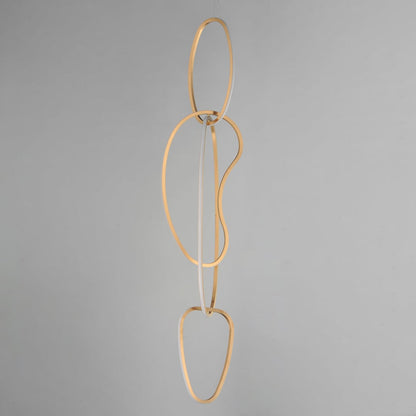 Unity 4 Light 13" Wide LED Abstract Multi Light Pendant