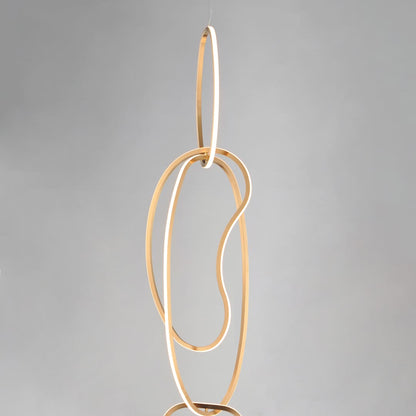 Unity 4 Light 13" Wide LED Abstract Multi Light Pendant