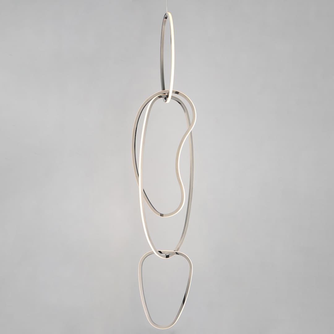 Unity 4 Light 13" Wide LED Abstract Multi Light Pendant