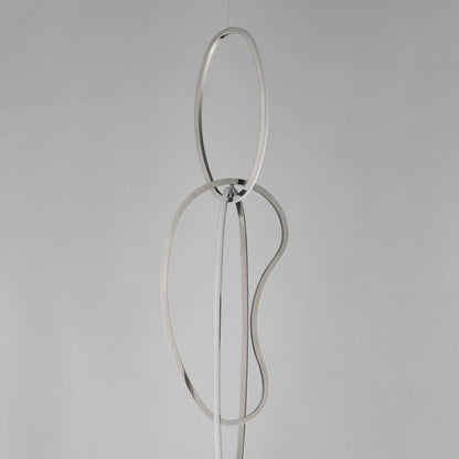 Unity 4 Light 13" Wide LED Abstract Multi Light Pendant