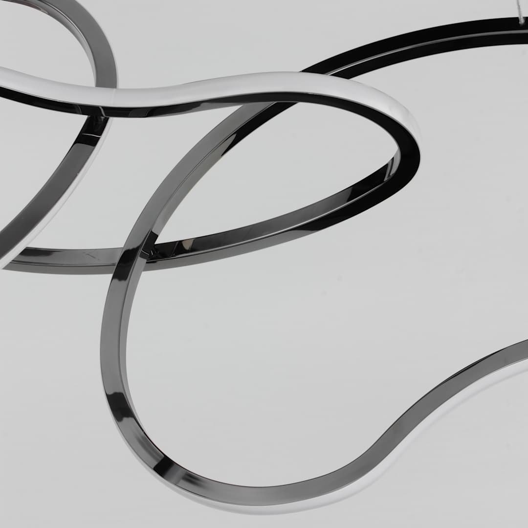 Unity 69" Wide LED Abstract Linear Chandelier