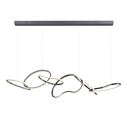 Unity 69" Wide LED Abstract Linear Chandelier