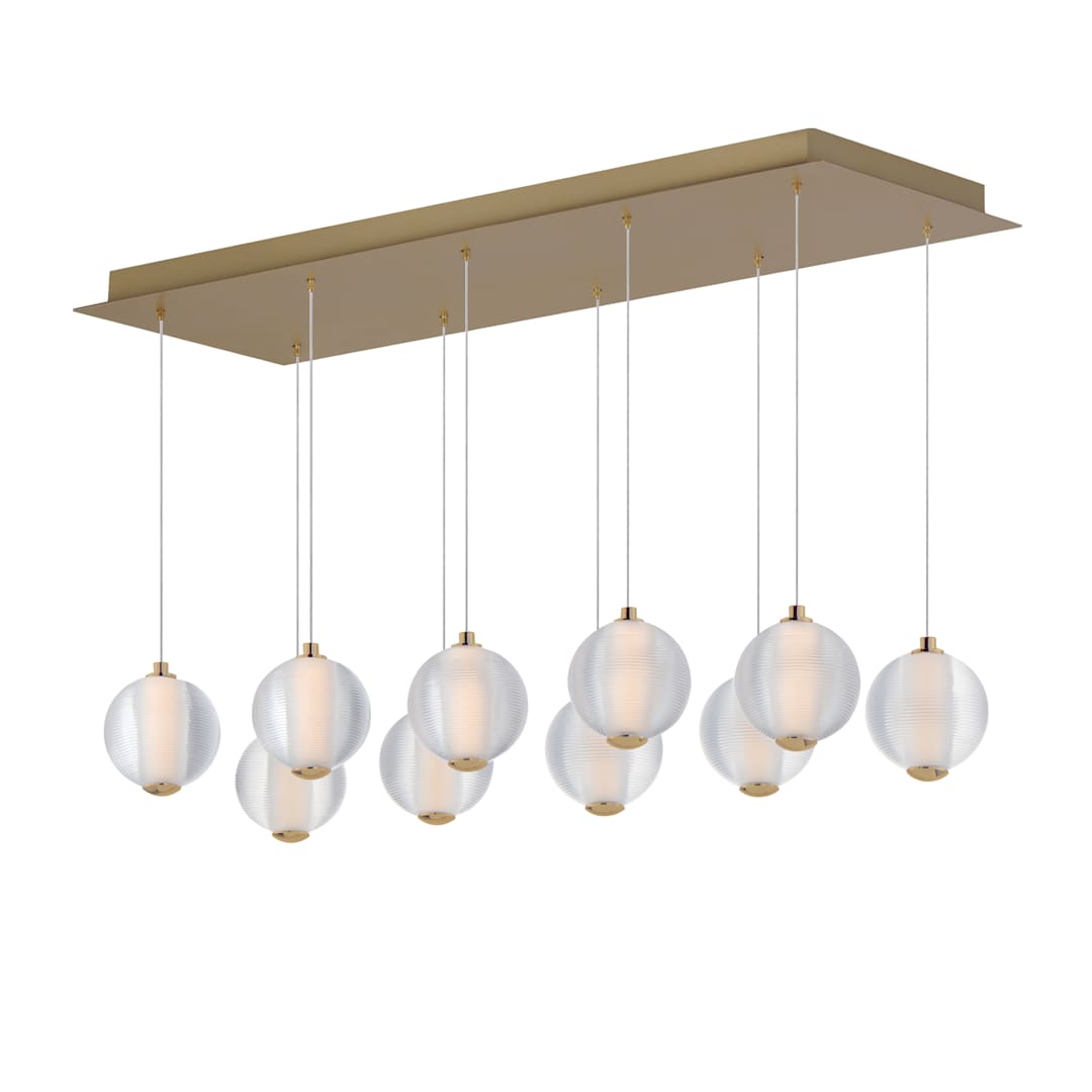 Rhythm 34" Wide LED Linear Chandelier