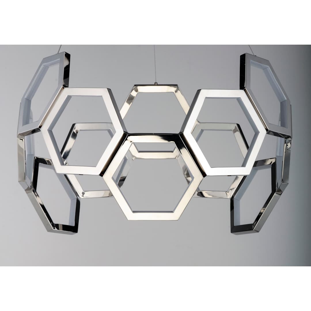 Polygon 30" Wide LED Chandelier