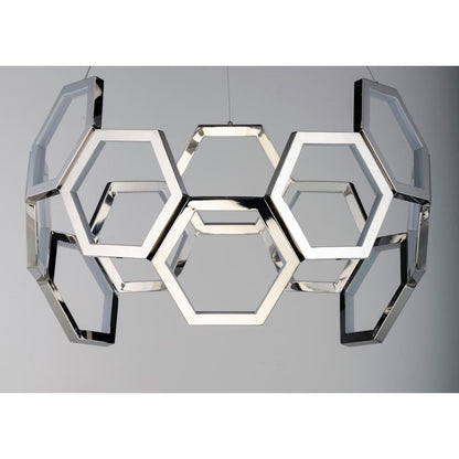 Polygon 30" Wide LED Chandelier