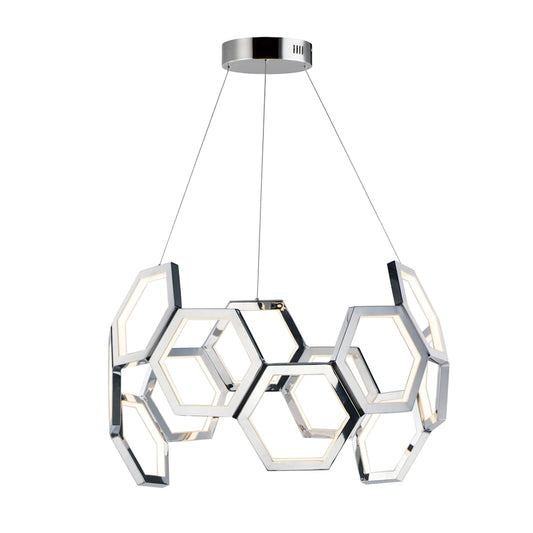 Polygon 30" Wide LED Chandelier