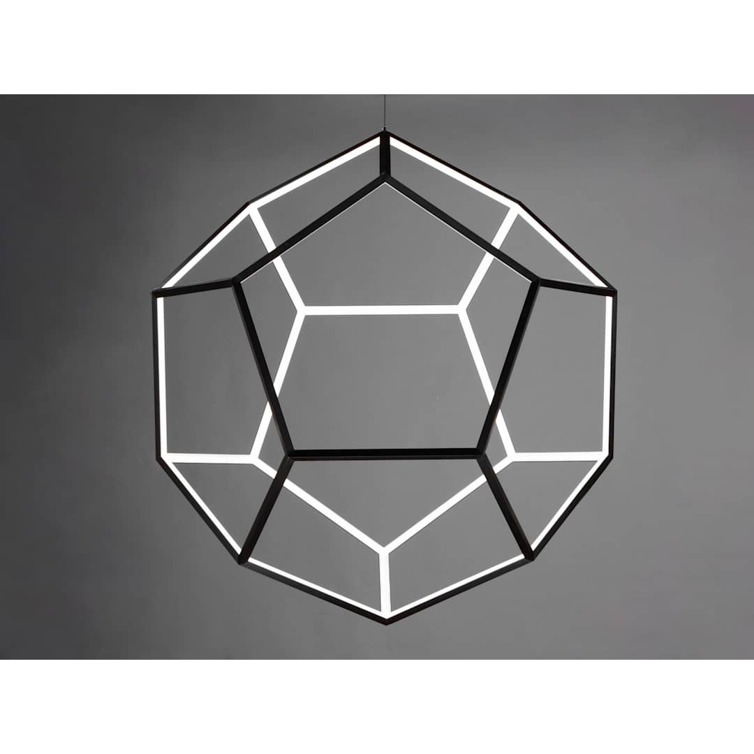 Penta 40" Wide LED Globe Chandelier