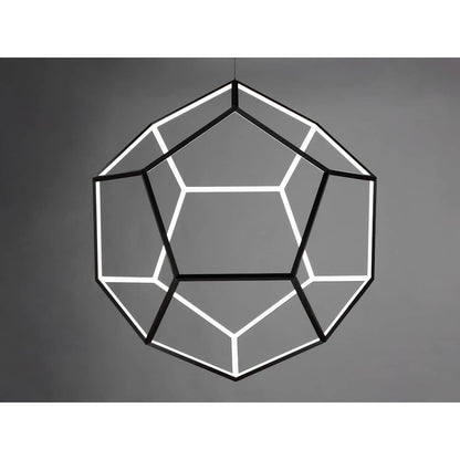 Penta 40" Wide LED Globe Chandelier