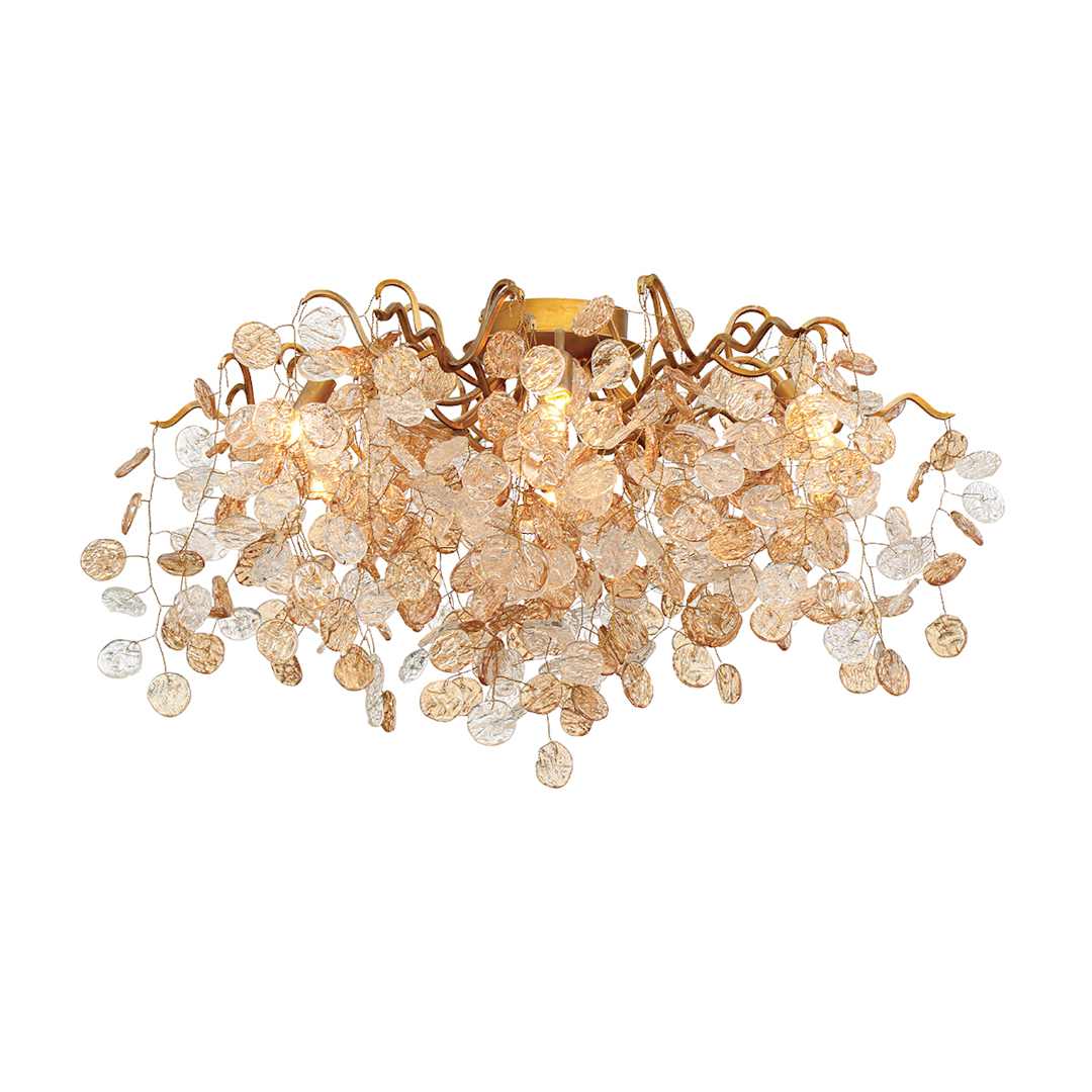 Campobasso 7 Light 27" Wide Flush Mount Ceiling Fixture