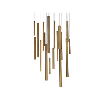 Santana 18 Light 24" Wide LED Suspension Chandelier