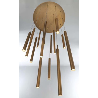 Santana 18 Light 24" Wide LED Suspension Chandelier