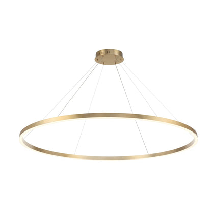 Spunto 61" Wide 3000K LED Ring Chandelier
