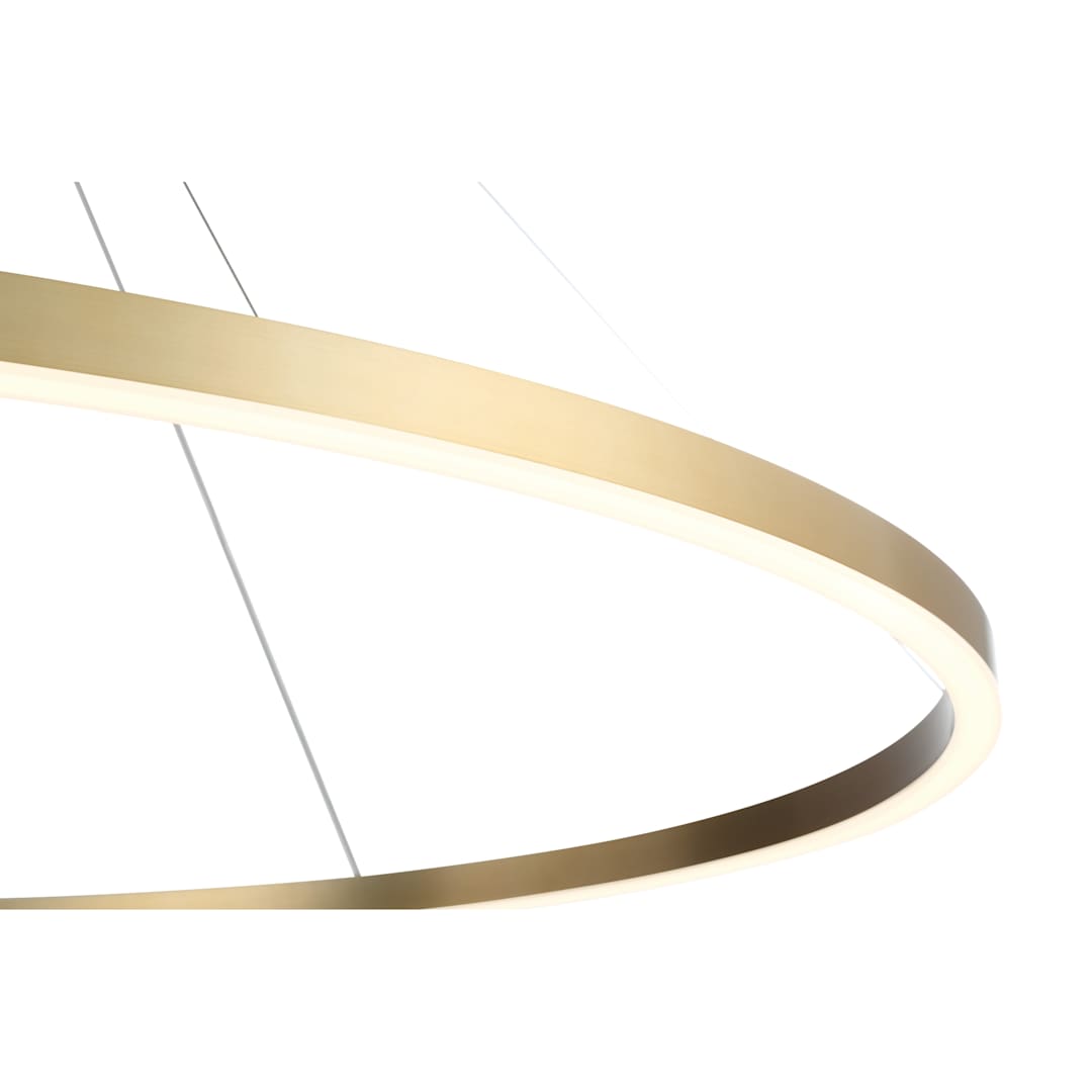 Spunto 61" Wide 3000K LED Ring Chandelier