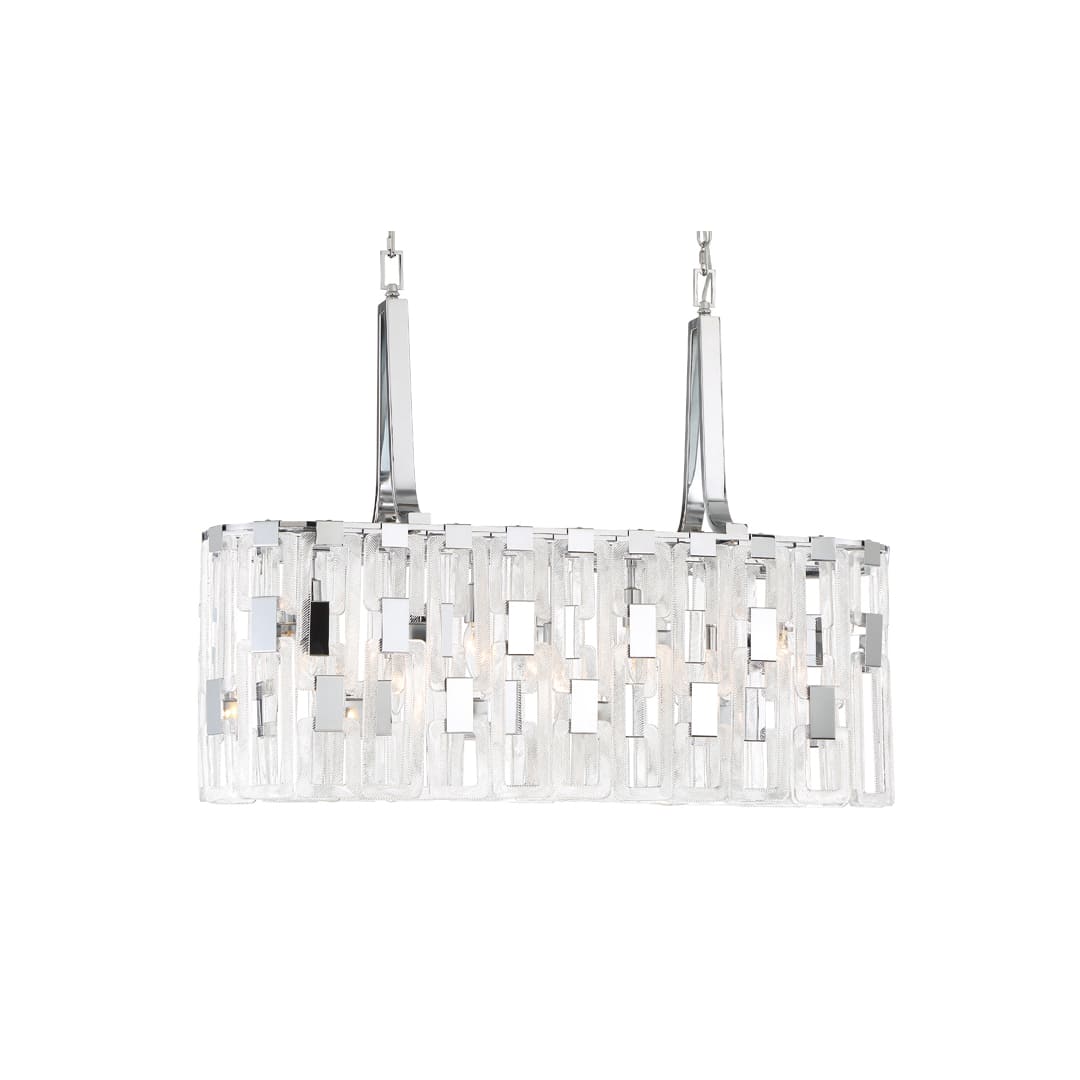 Viviana 7 Light 37" Wide Linear Chandelier