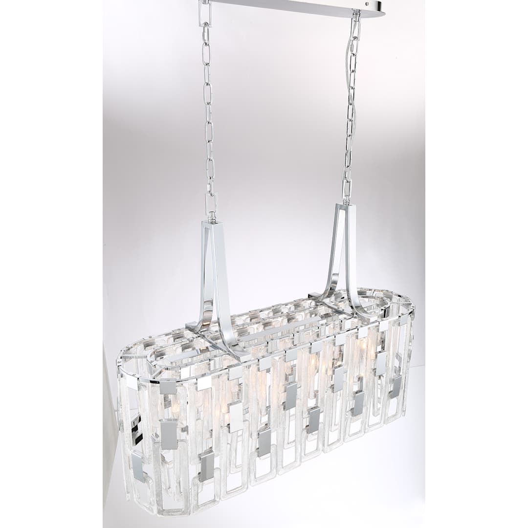 Viviana 7 Light 37" Wide Linear Chandelier
