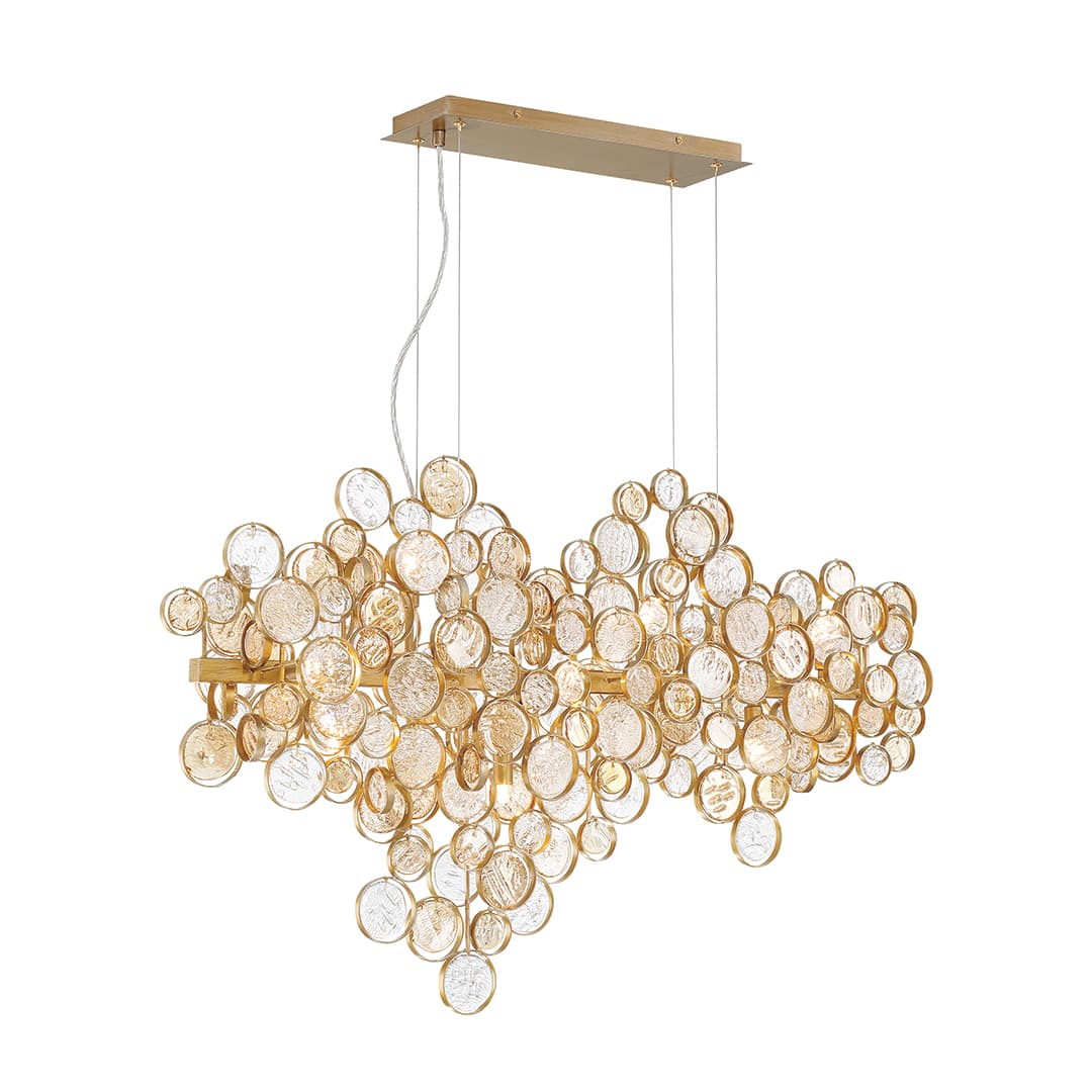 Trento 12 Light 11" Wide Linear Chandelier