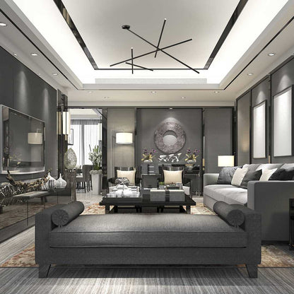 Crossroads 9 Light 36" Wide LED Semi-Flush Ceiling Fixture