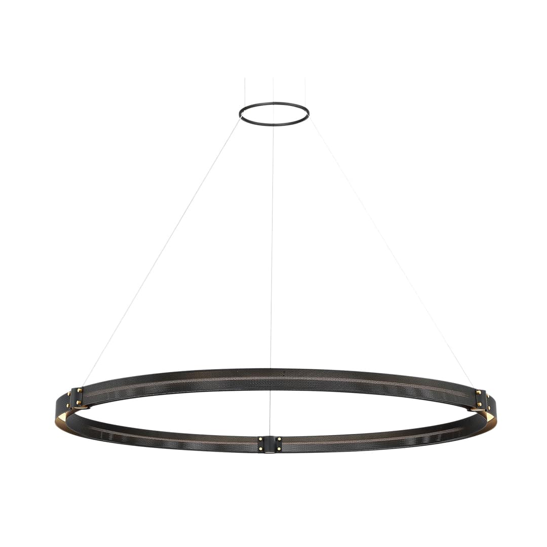 Admiral 2 Light 48" Wide LED Ring Chandelier - 1 Tier