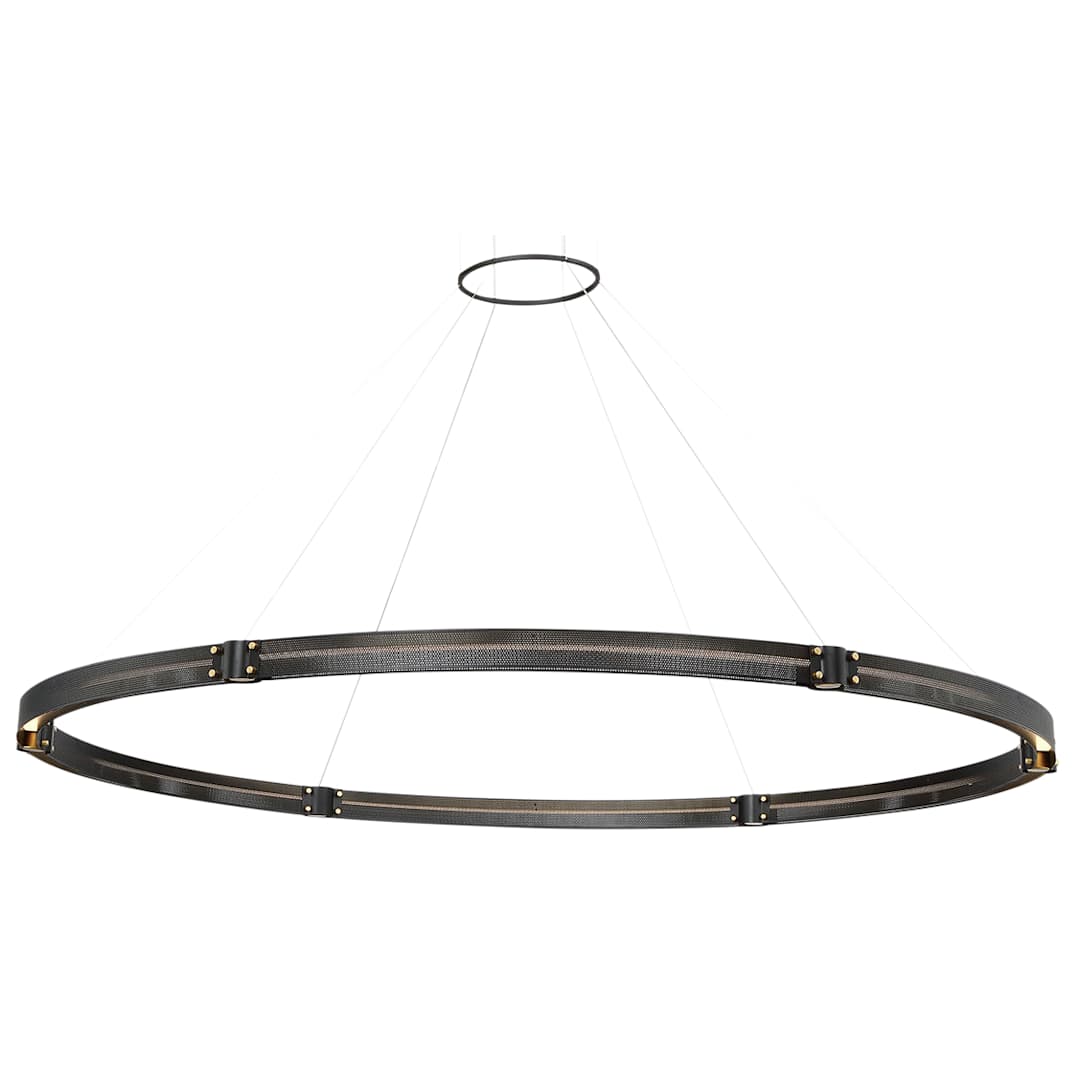 Admiral 2 Light 62" Wide LED Ring Chandelier - 1 Tier