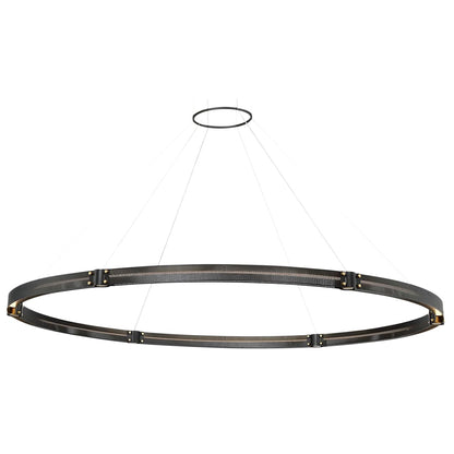 Admiral 2 Light 62" Wide LED Ring Chandelier - 1 Tier