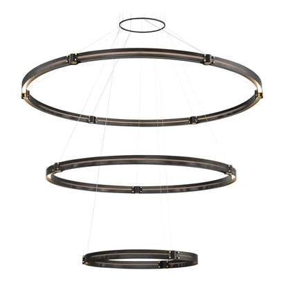 Admiral 6 Light 62" Wide LED Ring Chandelier - 3 Tiers