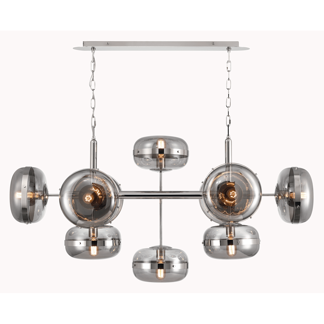 Nottingham 10 Light 55" Wide Linear Chandelier