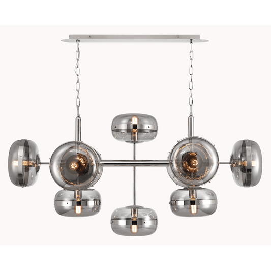 Nottingham 10 Light 55" Wide Linear Chandelier