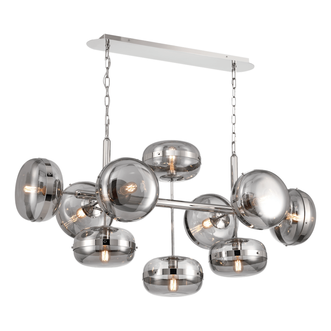Nottingham 10 Light 55" Wide Linear Chandelier