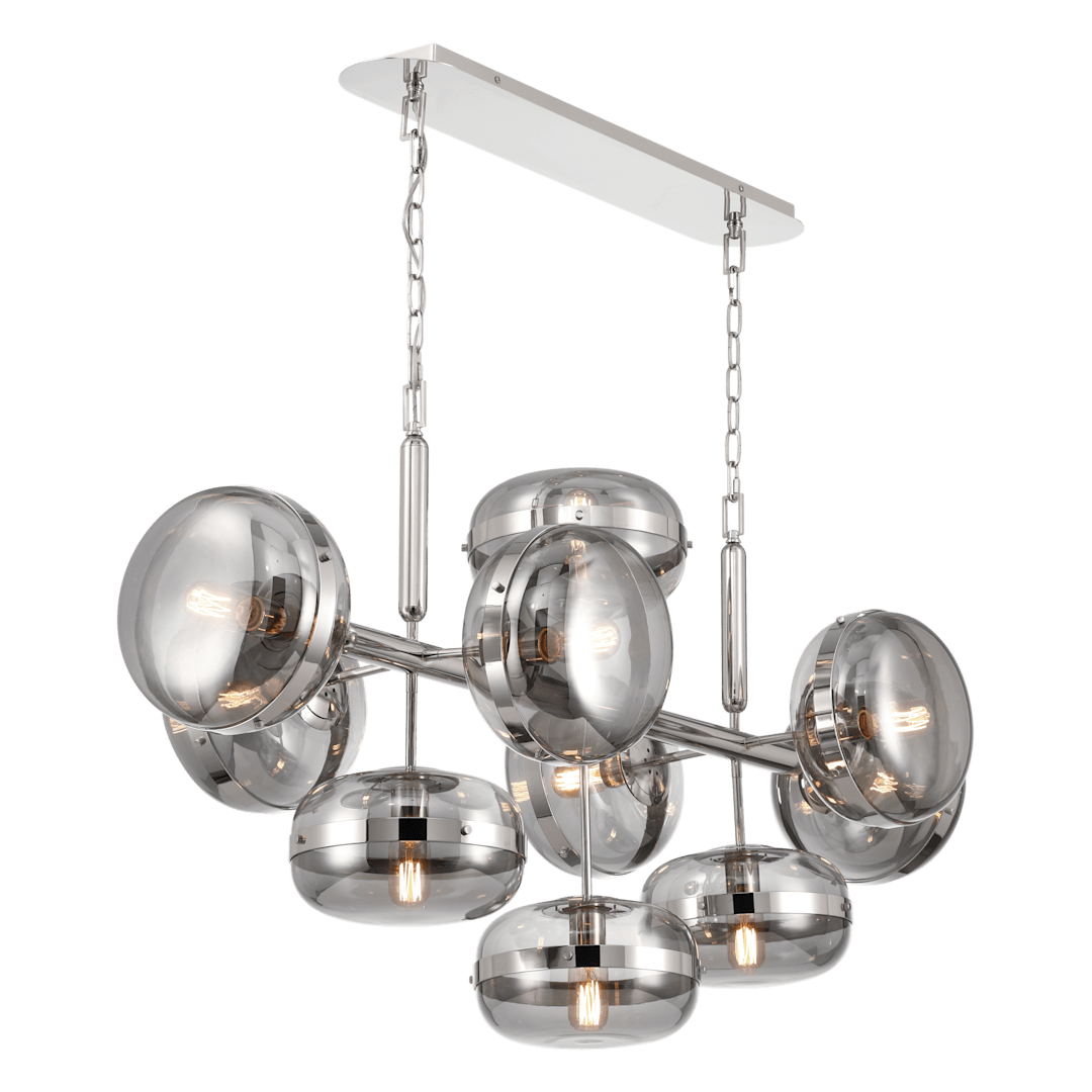 Nottingham 10 Light 55" Wide Linear Chandelier
