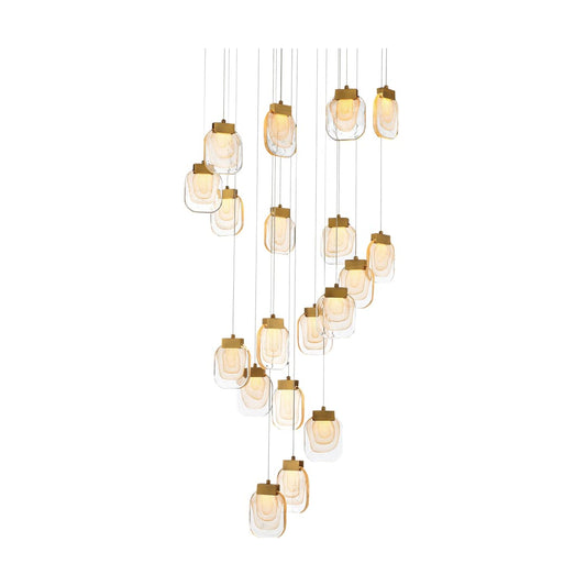 Paget 19 Light 29" Wide LED Multi Light Pendant