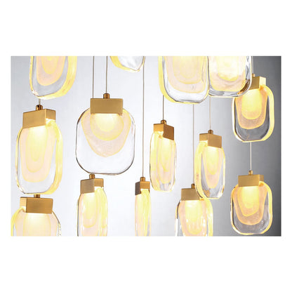 Paget 31 Light 39" Wide LED Multi Light Pendant